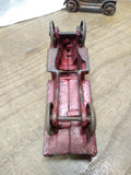 Vtg Antique Arcade AC Williams Mack C Cab Red Cast Iron Stake Truck Steel Wheel