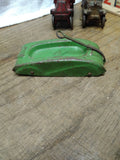 Vtg Wyandotte Streamline Toy Pull Wagon Green Pressed Steel Wood Wheels 4" USA