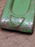 Vtg Wyandotte Streamline Toy Pull Wagon Green Pressed Steel Wood Wheels 4" USA