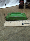 Vtg Wyandotte Streamline Toy Pull Wagon Green Pressed Steel Wood Wheels 4" USA