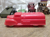 Vtg RENWAL Products Red Plastic Toy Gasoline Tank Truck Model #94 USA Nice Shape