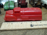 Vtg RENWAL Products Red Plastic Toy Gasoline Tank Truck Model #94 USA Nice Shape