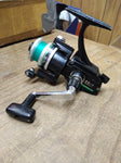 Vtg Olympic ES-1 Spin Cast Open Face Fishing Reel Gear Ratio 3.73:1 Working!