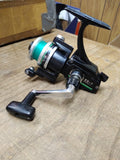 Vtg Olympic ES-1 Spin Cast Open Face Fishing Reel Gear Ratio 3.73:1 Working!