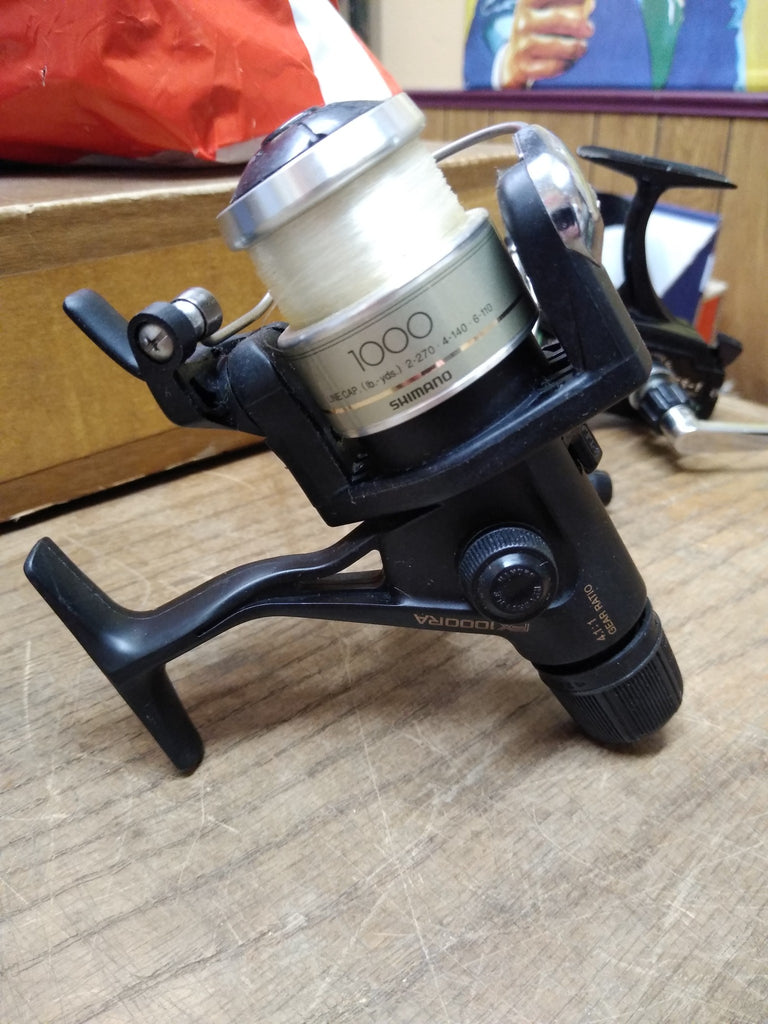 Vtg Shimano FX1000RA Spin Cast Open Face Fishing Reel Gear Ratio 4.1:1 –