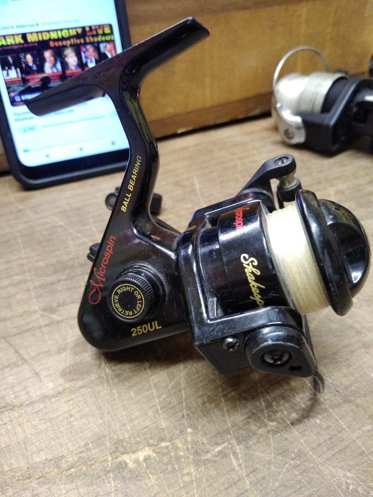 Vtg Shakespeare Microspin 250 UL Open Face Spinning Reel Working! –