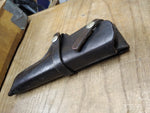 Vtg Bucheimer Black Hard Leather #39 Right Handed Pistol Holster 38 Cal.?