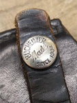 Vtg Bucheimer Black Hard Leather #39 Right Handed Pistol Holster 38 Cal.?