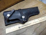 Vtg Bucheimer Black Hard Leather #39 Right Handed Pistol Holster 38 Cal.?