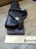 Vtg Bucheimer Black Hard Leather #39 Right Handed Pistol Holster 38 Cal.?