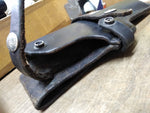Vtg Bucheimer Black Hard Leather #39 Right Handed Pistol Holster 38 Cal.?