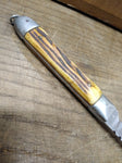 Vtg Valor #12G Serrated Edge Fixed Blade Knife 4" Stainless Steel Japan Nice!
