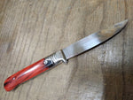 Vtg Iroka Fixed Blade Hunting Knife 4" Steel Handle 4" Blade Made in Germany!