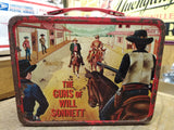 Vtg 1968 King Seelley Thermos Co. The Guns Of Will Sonnett Tin Metal Lunch Box