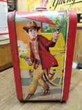 Vtg 1968 King Seelley Thermos Co. The Guns Of Will Sonnett Tin Metal Lunch Box