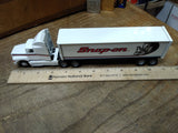Vtg 1993 Winross Diecast Snap-on 18 Wheel Semi Truck and Trailer 11" Great Shape