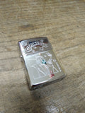 Vtg Unfired 1994 Zippo RJRTC Camel Joe Polished Chrome Cigarette Lighter Nice!!!