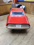 Vtg Bandai Battery Operated Tin Toy Red Toronado Bump N Go Car Works Great Minty