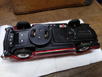 Vtg Bandai Battery Operated Tin Toy Red Toronado Bump N Go Car Works Great Minty