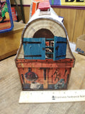 Vtg Thermos Brand 1950's Roy Rogers Dale Evans Chuck Wagon Dome Metal Lunch Box