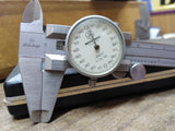 Vtg Mitutoyo No. 505 626 Inside Outside Dial Calipers 9" Japan Original Box
