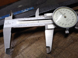 Vtg Mitutoyo No. 505 626 Inside Outside Dial Calipers 9" Japan Original Box