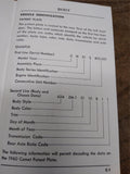 Vtg 1960 Service Comet Lincoln Mercury Division Mechanics Hand Book Nice!