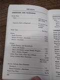 Vtg 1960 Service Comet Lincoln Mercury Division Mechanics Hand Book Nice!