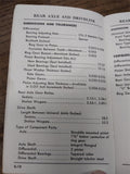 Vtg 1960 Service Comet Lincoln Mercury Division Mechanics Hand Book Nice!