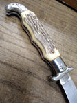 Vtg Vanadium Stainless Steel Folding Pocket Knife Nice Handle Made In Japan!
