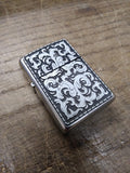 Vtg Sealed 2003 Zippo Marlboro Storming Scroll Filigree Cigarette Lighter New!