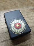 Vtg Sealed 2001 Fat Boy Star Harley Davidson Black Matte Cigarette Lighter New!