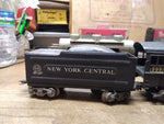 Vtg Marx O Gauge Stream Line Train Set NYC 999 Locomotive Tender Cars Track Box