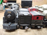 Vtg Marx O Gauge Stream Line Train Set NYC 999 Locomotive Tender Cars Track Box