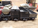 Vtg Marx O Gauge Stream Line Train Set NYC 999 Locomotive Tender Cars Track Box