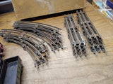 Vtg Marx O Gauge Stream Line Train Set NYC 999 Locomotive Tender Cars Track Box