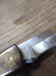 Vtg Precise Deer Slayer Folding Hunting Knife with Saw Blade Japan Good Shape!