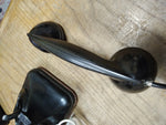 Vtg Chicago Moulded Prod Black Table Top Office Hotel Hand Set #70A Telephone
