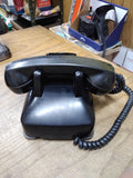 Vtg 1961 Automatic Electric AE Monophone Black Desk NB 802 C25 Rotary Telephone