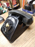 Vtg 1961 Automatic Electric AE Monophone Black Desk NB 802 C25 Rotary Telephone