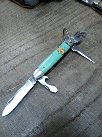 Vtg Kutmaster Official Girl Scout Folding Multi Function Pocket Knife Nice Shape