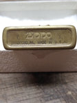 Vtg 1994 Zippo Marlboro Bronco Cowboy Brass Cigarette Lighter Nice Snap!