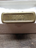 Vtg 1994 Zippo Marlboro Bronco Cowboy Brass Cigarette Lighter Nice Snap!