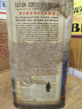 Vtg 1 Gallon Can AMOCO French Dry Cleaner American Oil Company Blue Orange White