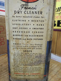 Vtg 1 Gallon Can AMOCO French Dry Cleaner American Oil Company Blue Orange White