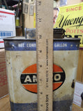Vtg 1 Gallon Can AMOCO French Dry Cleaner American Oil Company Blue Orange White