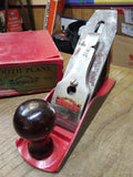 Vtg Worthington Co. No. 400W Smooth Wood Plane Cleveland Oh Original Box Decent!