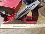 Vtg Worthington Co. No. 400W Smooth Wood Plane Cleveland Oh Original Box Decent!