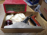 Vtg Worthington Co. No. 400W Smooth Wood Plane Cleveland Oh Original Box Decent!