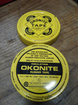 Vtg 2 Piece Lot Okonite Tape Insulating Rubber Tape Self Vulcanizing  USA w/Tins
